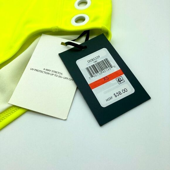 NWT DKNY Neon Citron Bikini Bottom Size XS - Picture 9 of 10